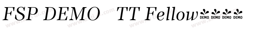 FSP DEMO   TT Fellow字体转换